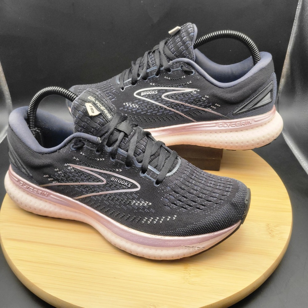Brooks Glycerin 19 Womens Running Shoes Black Rose Gold 1203431B074 Size 9 - Picture 4 of 11